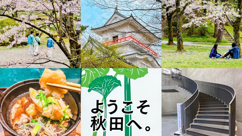 秋田市區景點 很經典：千秋公園、縣立秋田美術館、秋田鄉土料理