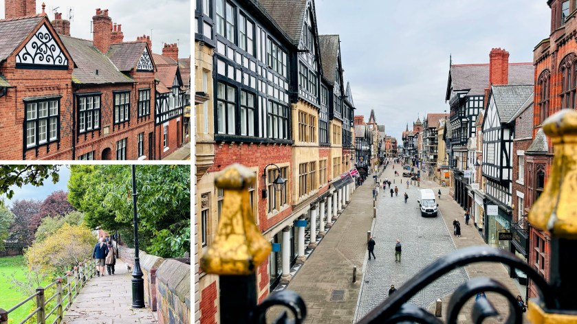 切斯特 Chester ，魔法都鐸風街屋、英國羅馬城牆漫步